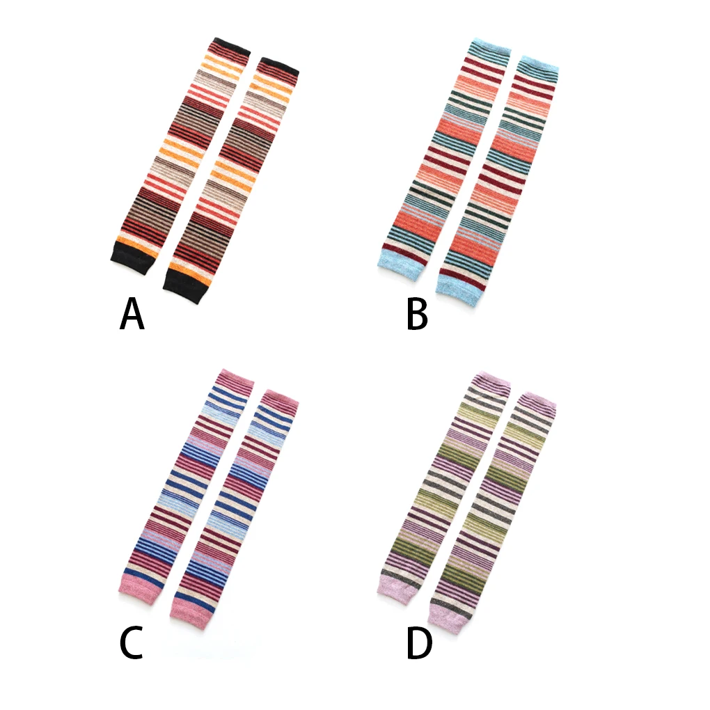 

1 Pair Polyester Woman Stocking Portable Colorful Cute Replacement Thermal Warm Keeping Winter Autumn Girls Overknee Sock
