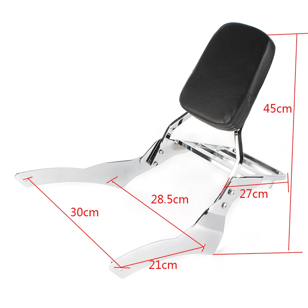 Спинка мотоцикла Sissy Bar с багажником для Yamaha Vstar Dragstar 400 650 Classic 1998-2022 гг.