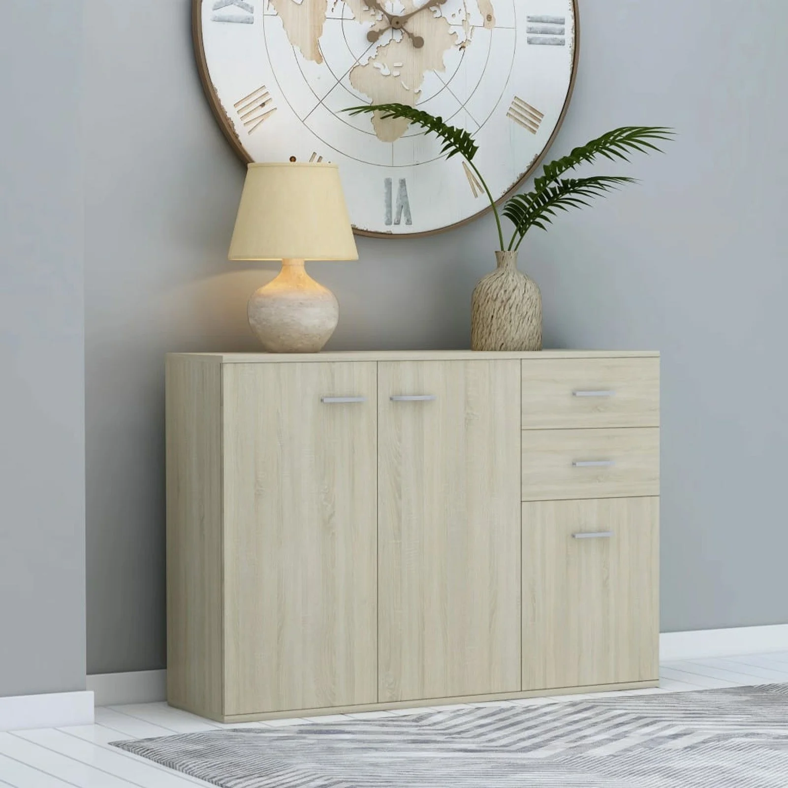 

Буфет Sonoma Oak 41,3 дюйма x 11,8 дюйма x 29,5 дюйма, ДСП