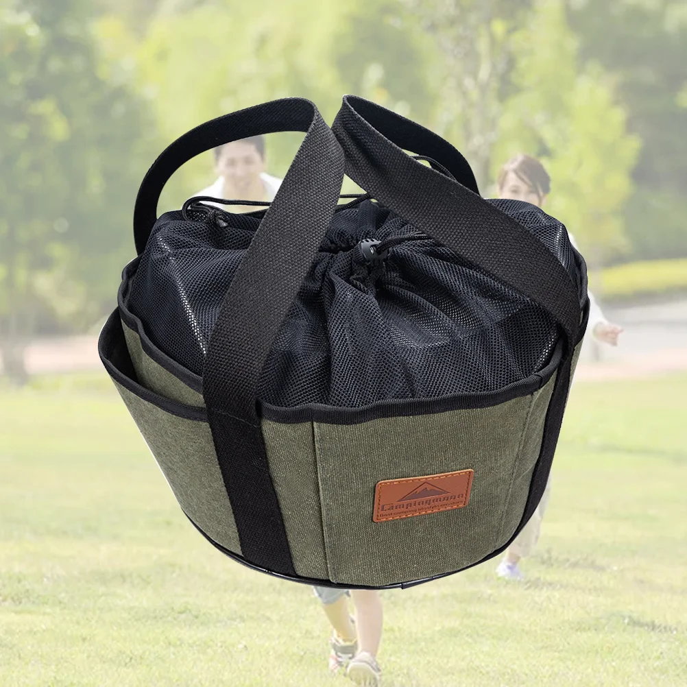 

Picnic Pot Tote Chef Oven Bag Camping Tote Tent Storage Bags Barbecue Utensils Bag Travel Oven Bag Camp Oven