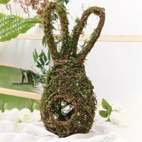 plastic artificial plants creative easter bird nest rabbit shape decoration 2022 sale home interior outdoor hanging ornament