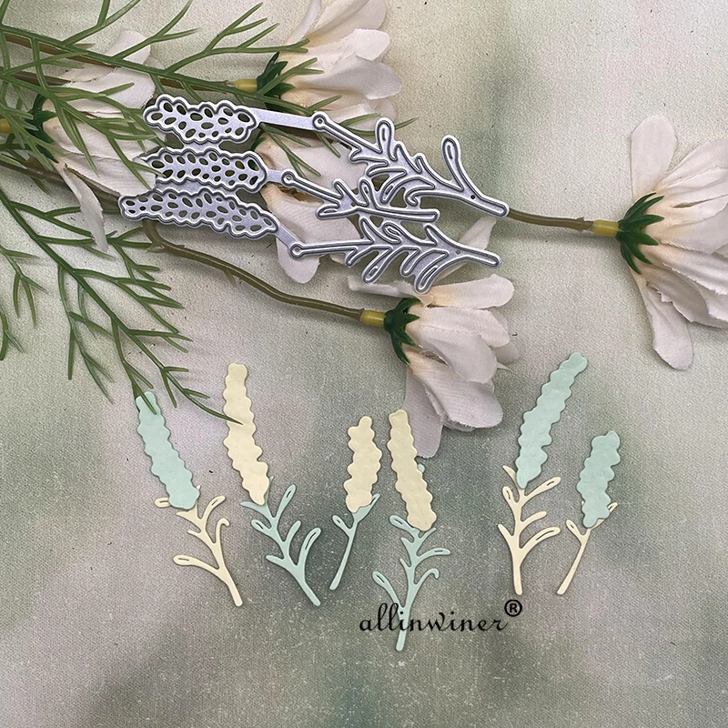 

Декоративные металлические трафареты для высечки лаванды, трафареты для скрапбукинга, декоративное тиснение, ручная работа, шаблон для высечки