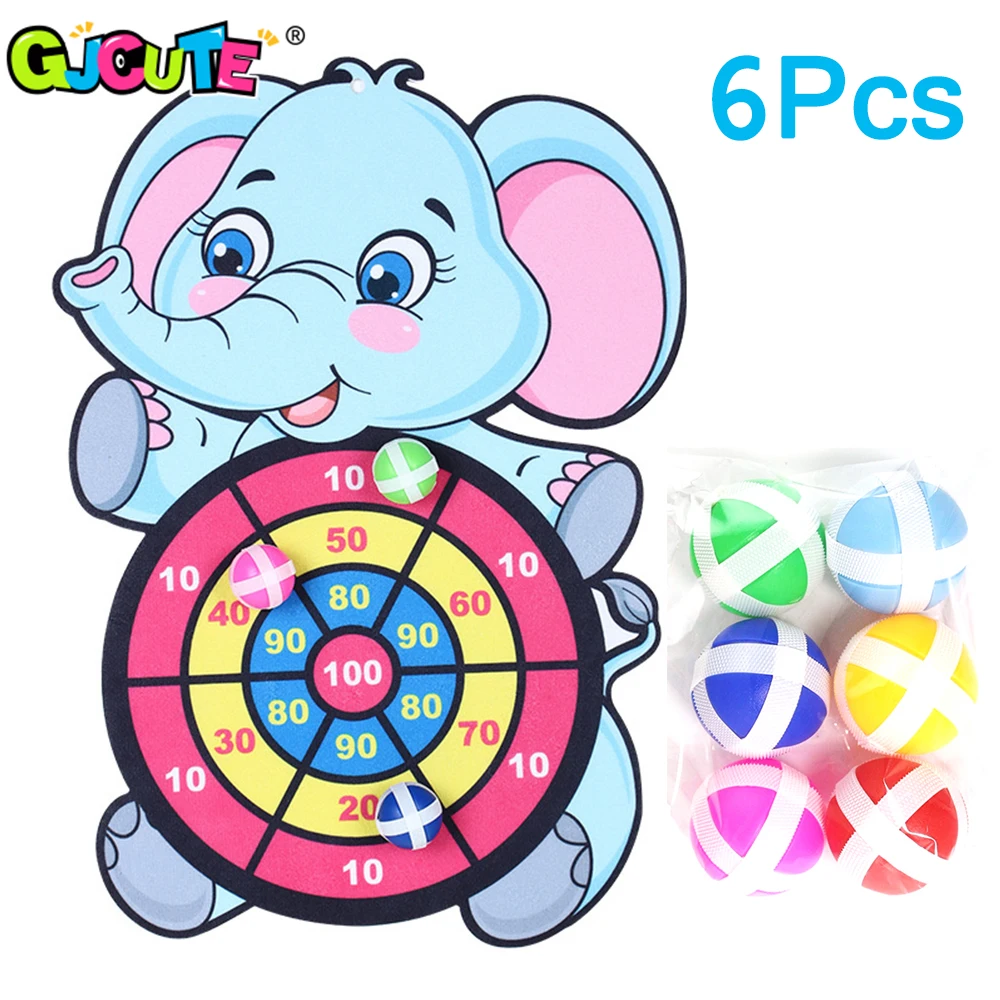 

6 шт., детский игрушечный мяч на присоске