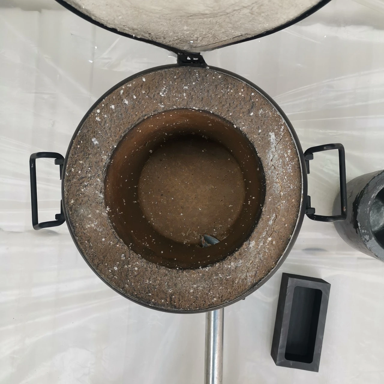 12 кг тигельная печь 1300 °C плавление литье рафинирование различная литейная глина