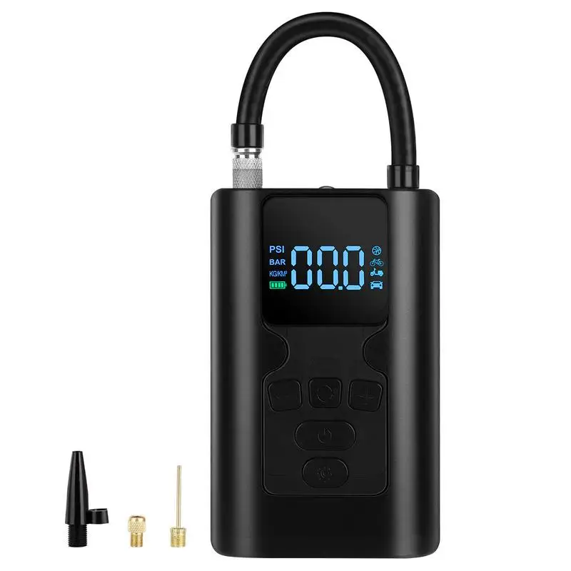 Battery Operated Electric Car Tire Inflator With Digital Pressure Gauge For