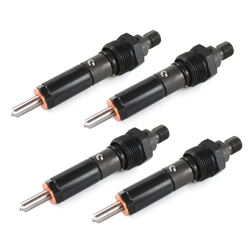 4Pcs Fuel Injectors 3919331 J919331 For Case-IH Skid Steer 1840 1845C Backhoe 584E Super 585E 586E Windrower 8820 8830