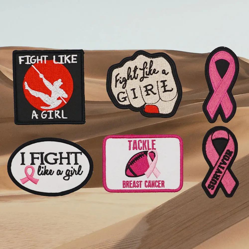 Вышитая нашивка с раком молочной железы