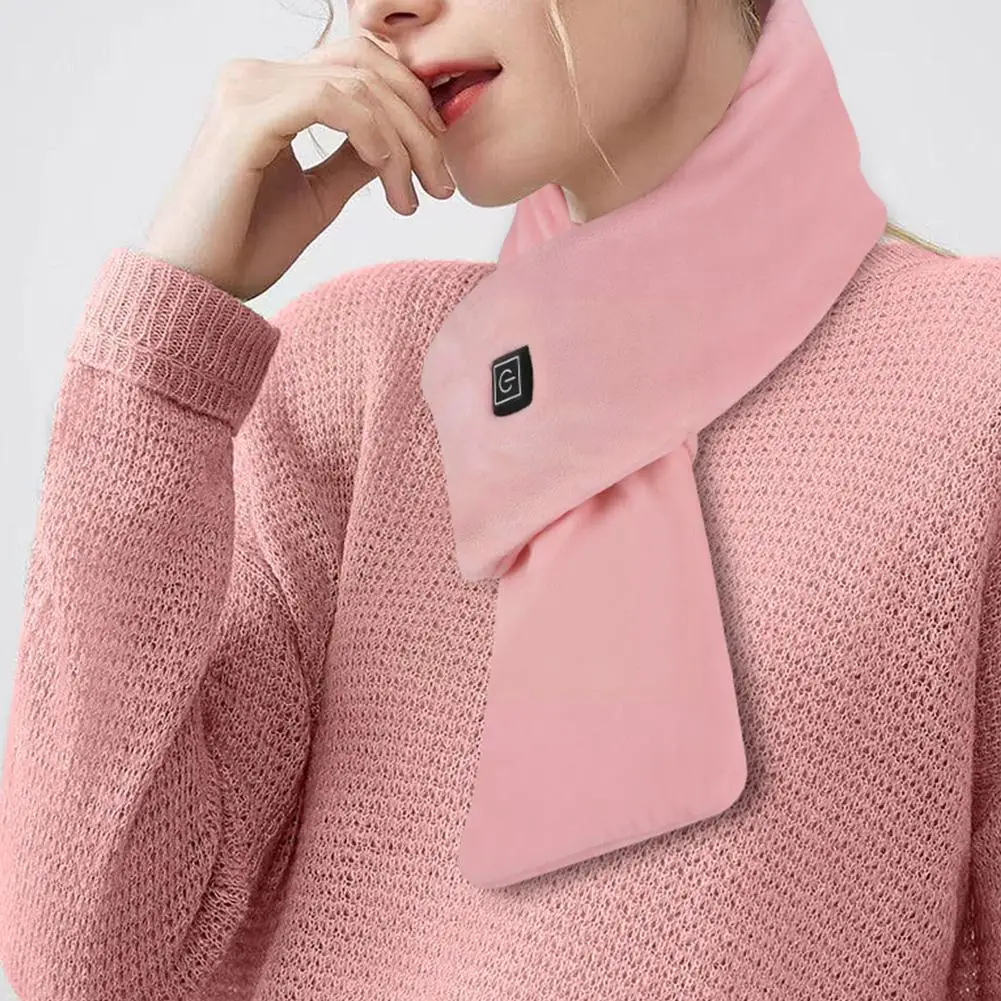 

Winter Usb Electric Heating Scarf Heating Pads Three Neck Warm Regulation Waterproof Shawl Temperature Scarves Gear Scarves Y9m2