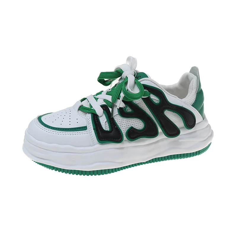 

New Women's Sports Shoes Comfortable Fashion All-match Women's Vulcanized Shoes Rubber Non-slip Walking Shoes Tenis Feminino