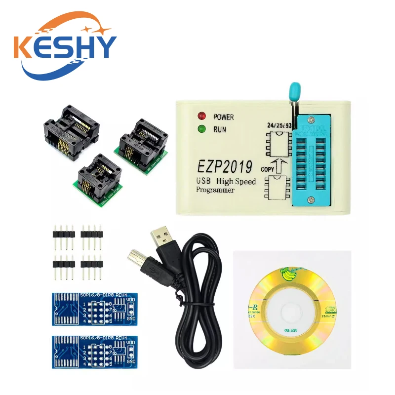 Фото USB Высокоскоростной программатор EZP2019 24/25/93 EZP2010 2013 SOP8 SOP16 сгорающий блок EZP20 №5