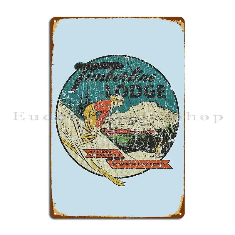 Timседан Лодж 1938 металлический знак Клубная печать создание дома дизайн оловянный