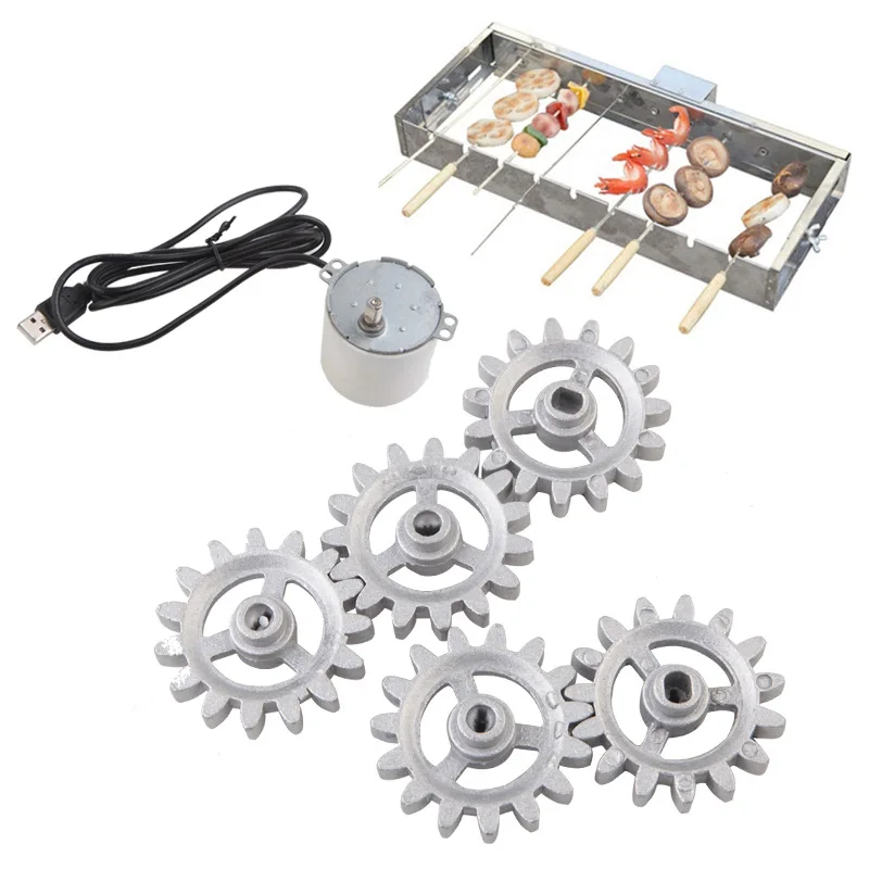 Автоматический вращающийся гриль с Usb-кабелем |
