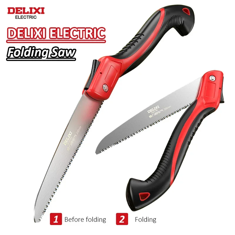 Пила Бытовая Компактная ручная для резки металла дерева и быстрого складывания