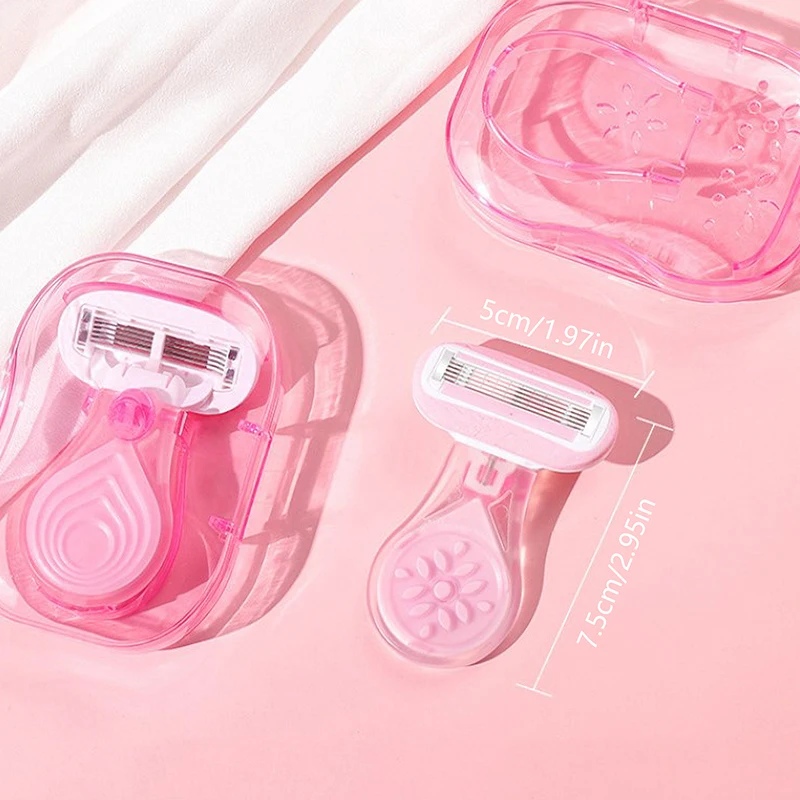 Дамский ручной нож для удаления волос бритья в подмышках частный на ногах