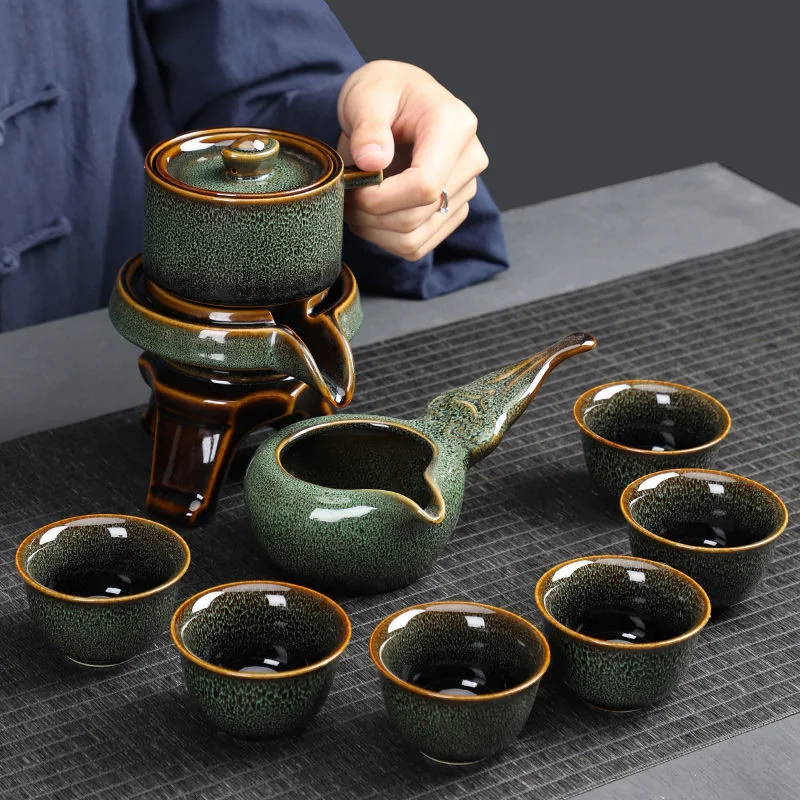 Set Chinese Tea Set High-end Kung Fu Teaset Bone China Teapot Tea Cup Set Travel Tea Set For 6 People