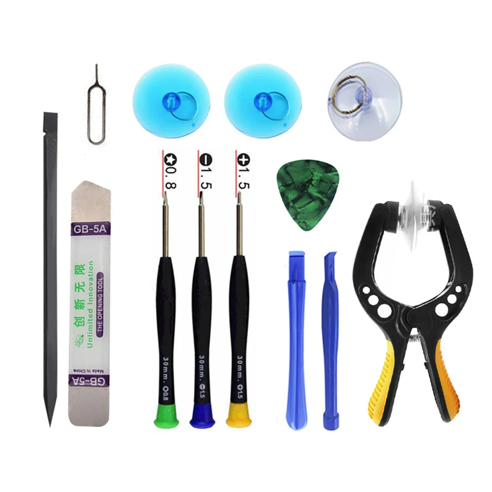 

13PCS 13 In 1 Mobile Phone Anti-static Opening Tool Set Screwdriver Plastic Disassemble Crowbar Pry Hand Tool High Hardness