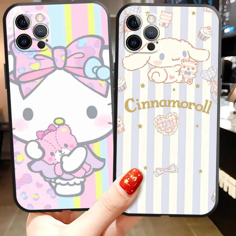 

Hello Kitty 2022 Phone Cases For iPhone 11 12 Pro MAX 6S 7 8 Plus XS MAX 12 13 Mini X XR SE 2020 Funda Back Cover Carcasa