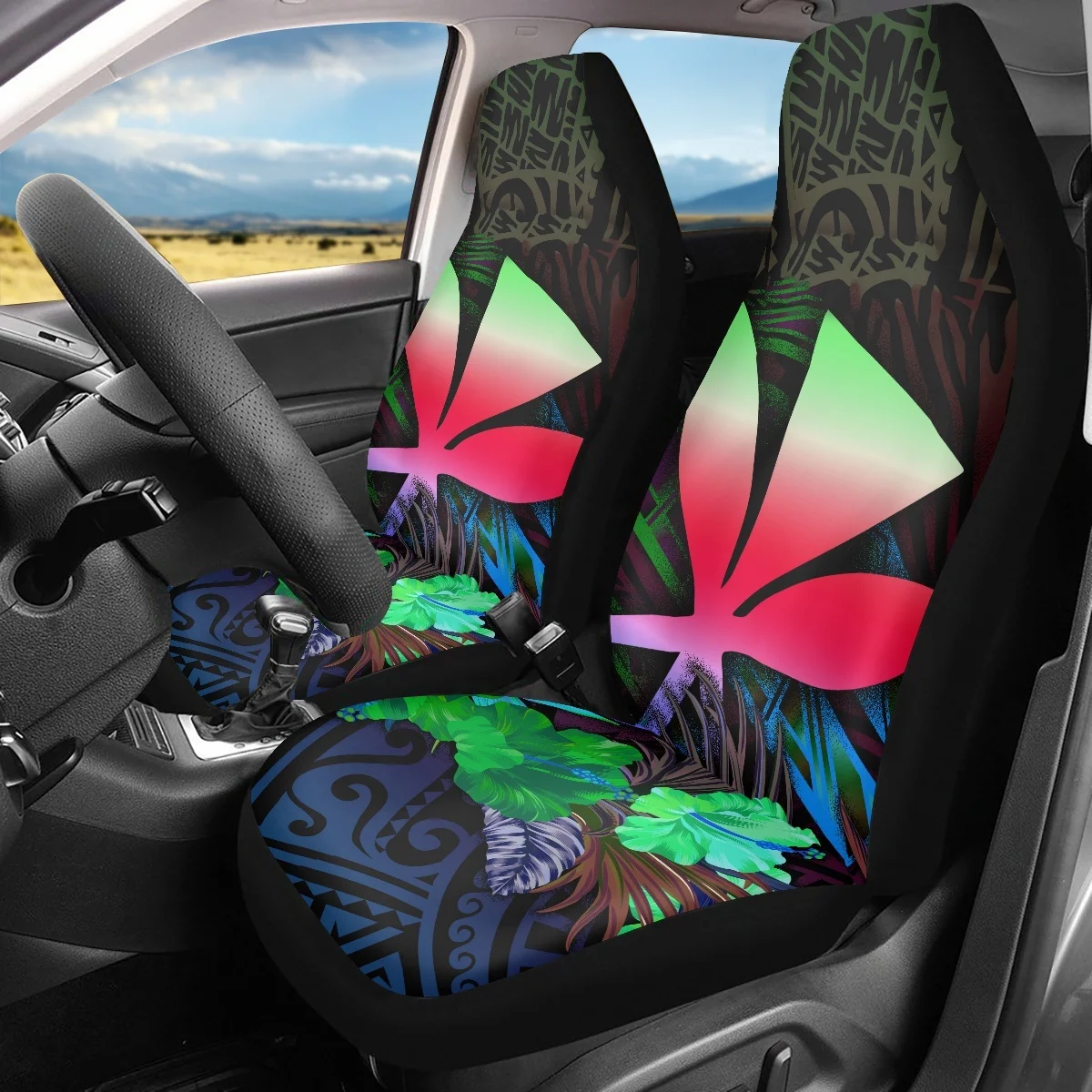 

2 шт., Нескользящие чехлы на передние сиденья автомобиля