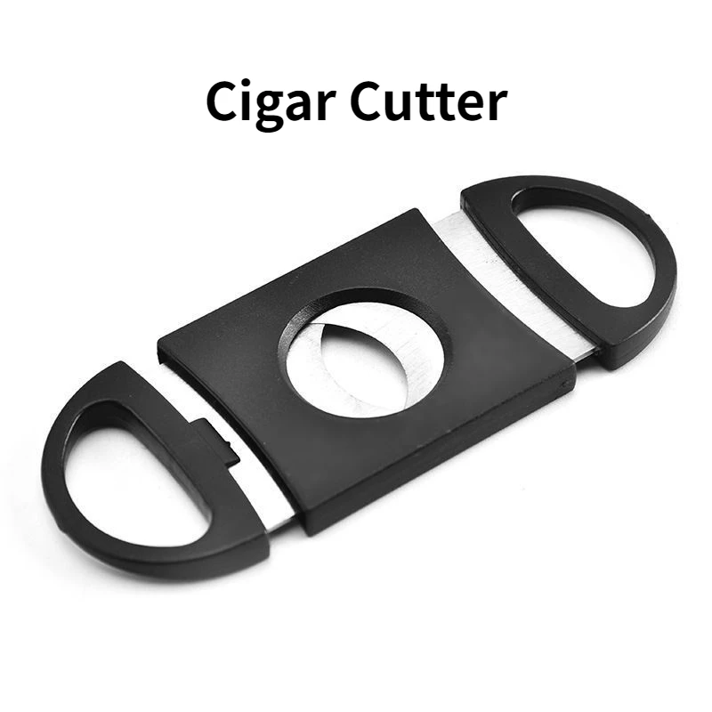 

2 Slots Stainless Steel Double Edge Cigar Cutter Portable Cigar Cutter Cigar Scissors Cigar Accessories Stainless Steel Cutter