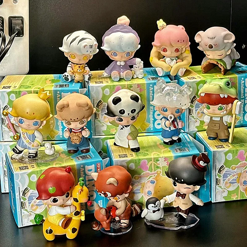 Оригинальная серия Dimoo Animal Kingdom Box аниме Fgiure модель декоративная коллекция Kawaii