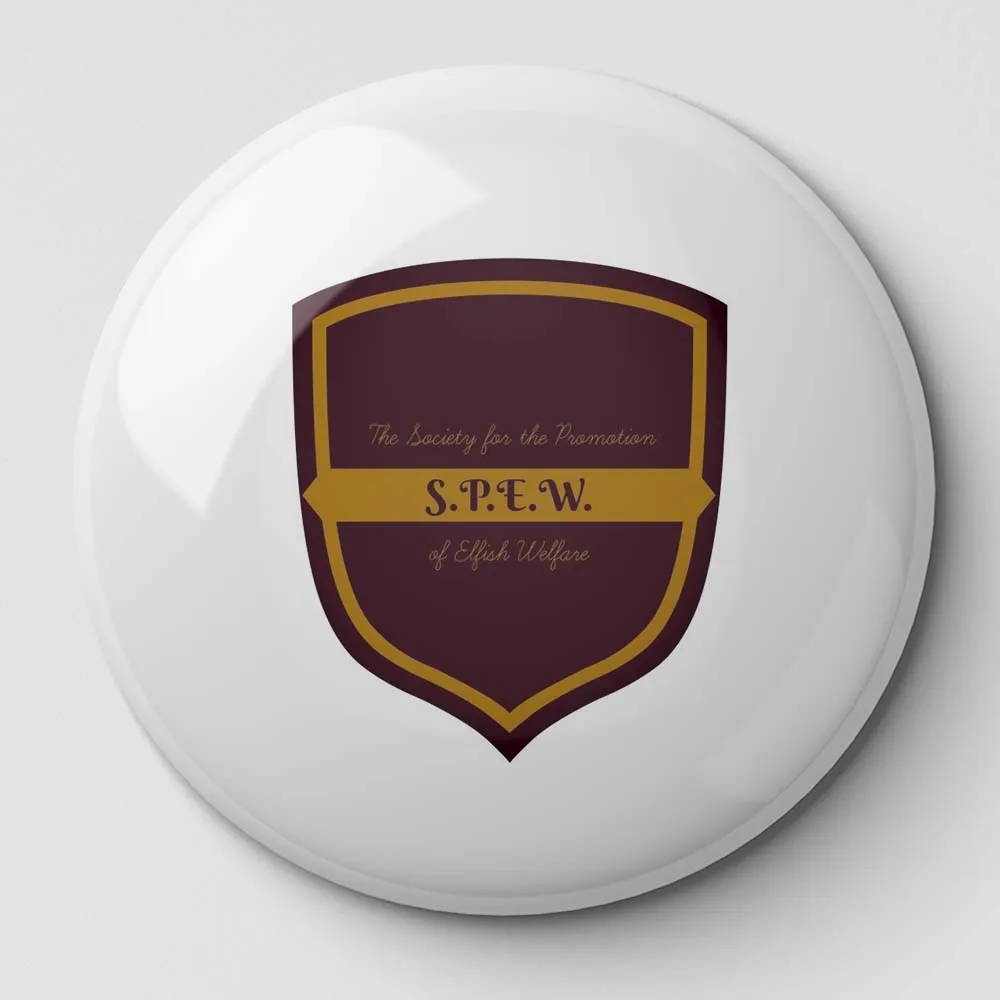 Spew Society For The Promotion Of Elfish Welfare Hermione Granger Soft Button Pin Customizable Brooch Fashion Cartoon Cute Gift | Дом и сад