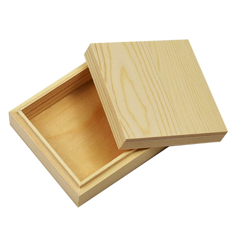 

Изысканный деревянный ящик для хранения, экологически чистый нетоксичный Гладкий Деревянный прочный и практичный