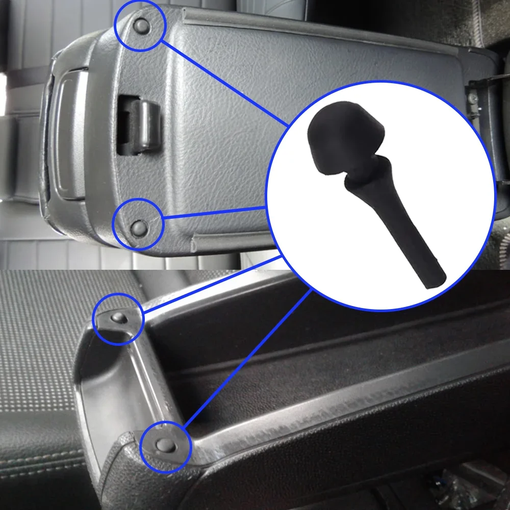 

4x автомобильный ящик для хранения на центральной консоли, подлокотник, подушка для Toyota Avensis II T250 Camry XV20 XV40 Camry Gracia, резиновая