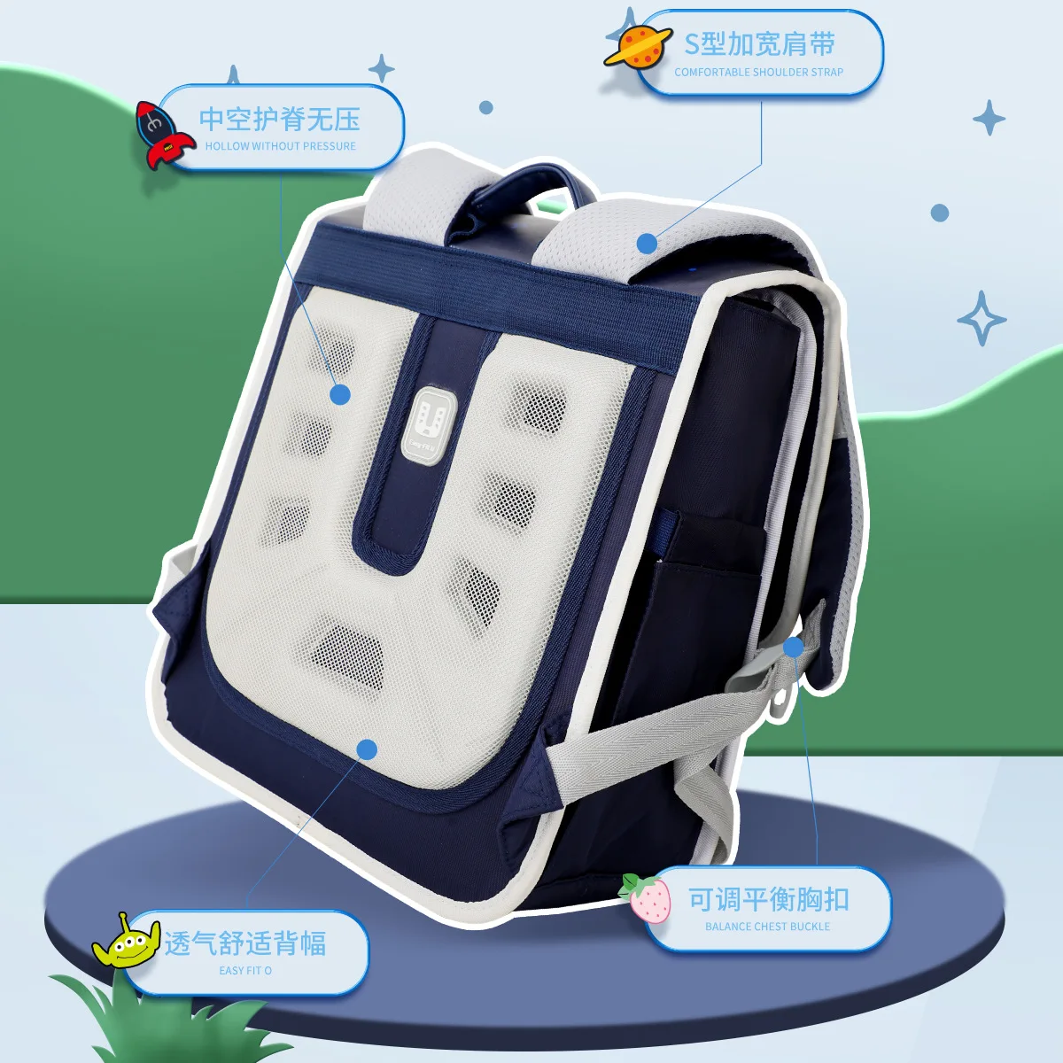 Disney Kindergarten Backpack For Boys Girls New Toy Story Primary Student Shoulder Orthopedic Backpack Large Capacity Mochila