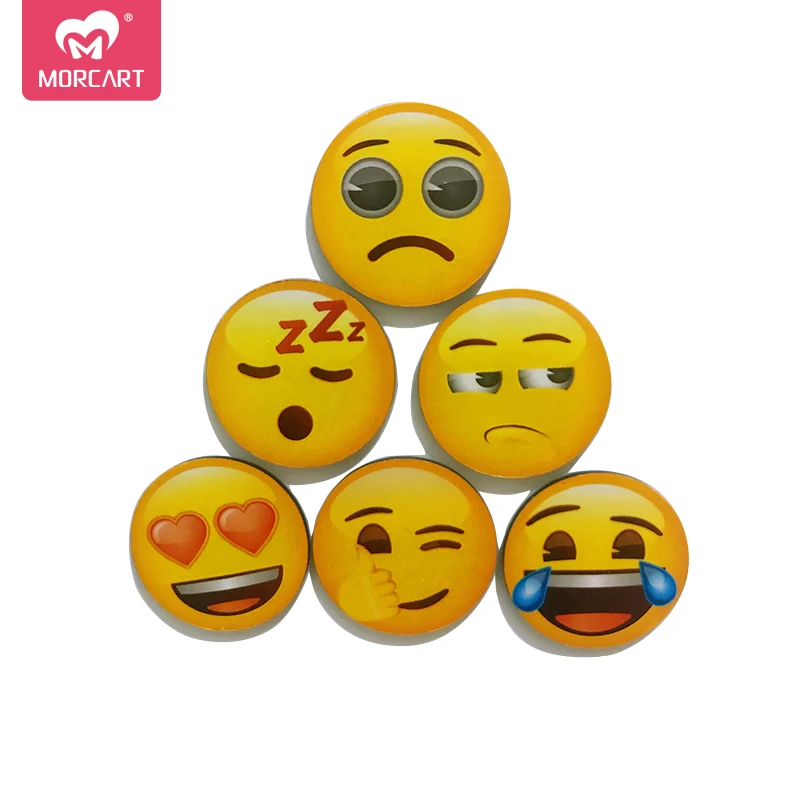 MORCART 5Pcs/set Smiley expression cute fridge magnet set creative refrigerator magnets stickers strong Magnetic office stickers