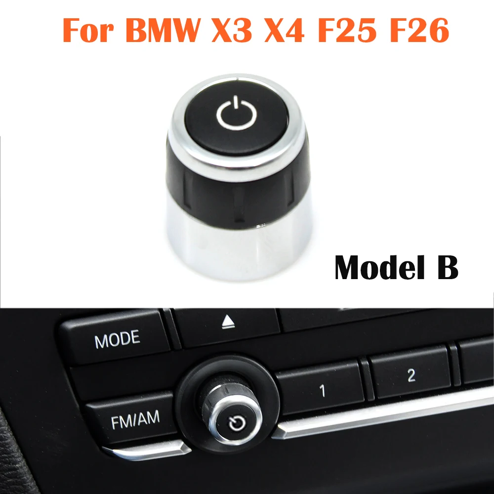 Приборная панель автомобиля, мультимедийный CD-плеер, радио, аудио, поворотный переключатель громкости, ручка для BMW X3 X4 F25 F26 2011-2018 61319208591