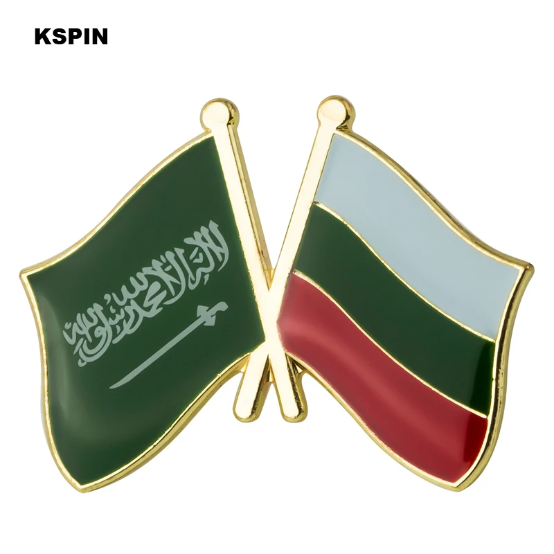 Брошь с булавкой в виде флага Болгарии