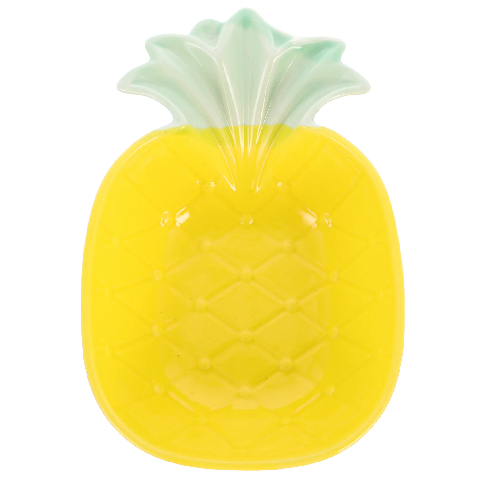 

1pc Home Creative Portable Durable Pineapple Salad Bowl Rice Bowl Ceramics Bowl