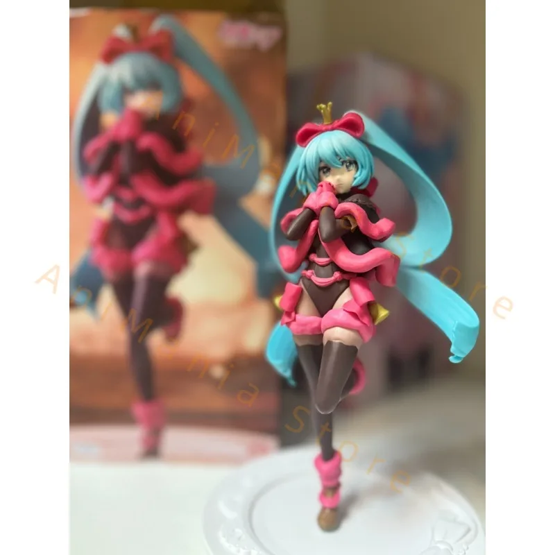 Фото FuRyu оригинальная вокалоидная певица Хацунэ Мику Exc∞d креативная фигурка SweetSweets Noel Raspberry 21 см модель игрушечные фигурки подарок №3