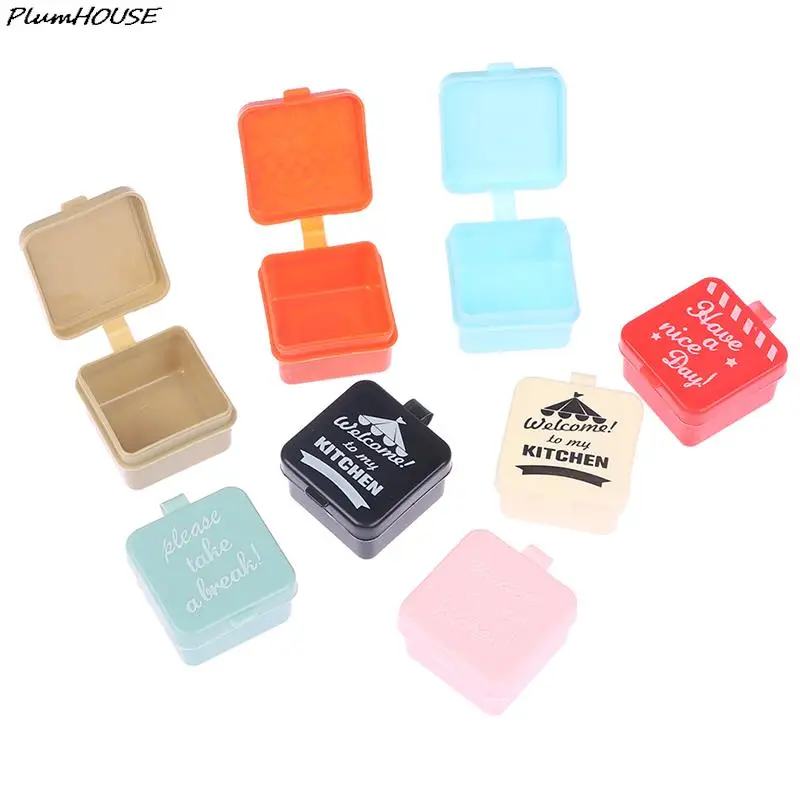 

1Pcs Portable Square Seasoning Bottle Mini Ketchup Bottle Salad Dressing Container Soy Sauce Bottle With Lid Reusable Condiment