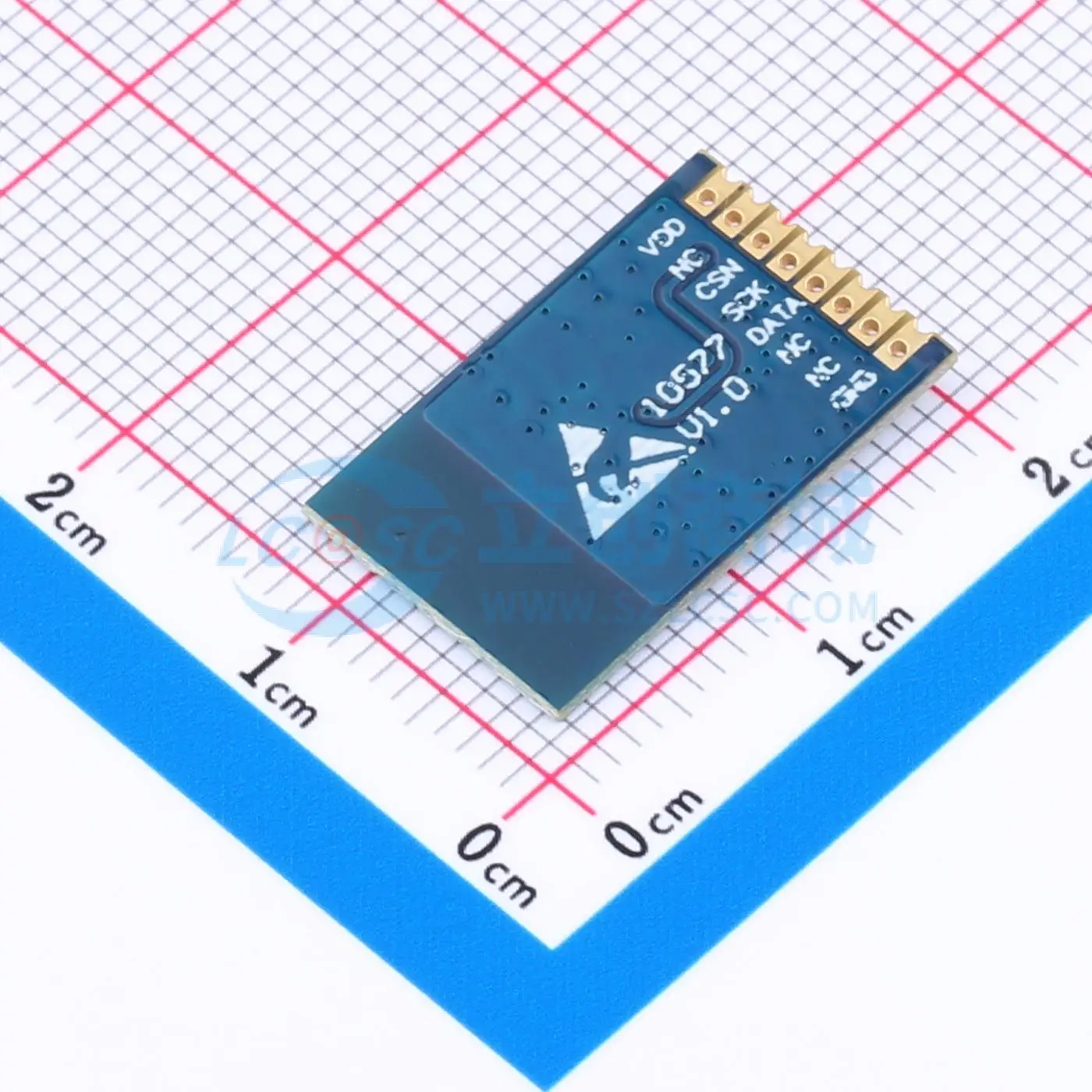 Фото 9 шт. E01C-2G4M11S SMD 19x12 мм трансивер 2.4 ГГц GFSK RF модуль беспроводной связи для системы умного дома №2