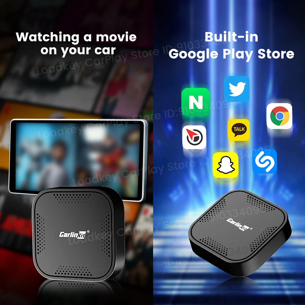 Беспроводной Адаптер Carlinkit Pro 64 ГБ AI Box Для Автомобильного Радиоприемника