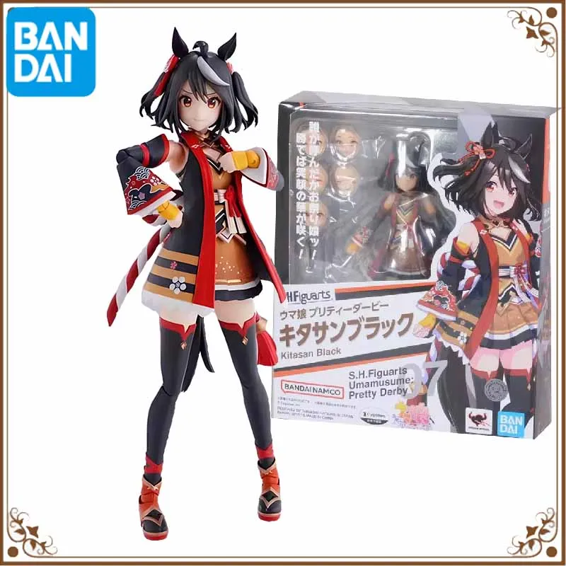 Bandai натуральная SHF KITASAN BIACK UMAMUSUME PRETTY DERBY аниме фигурки игрушки для