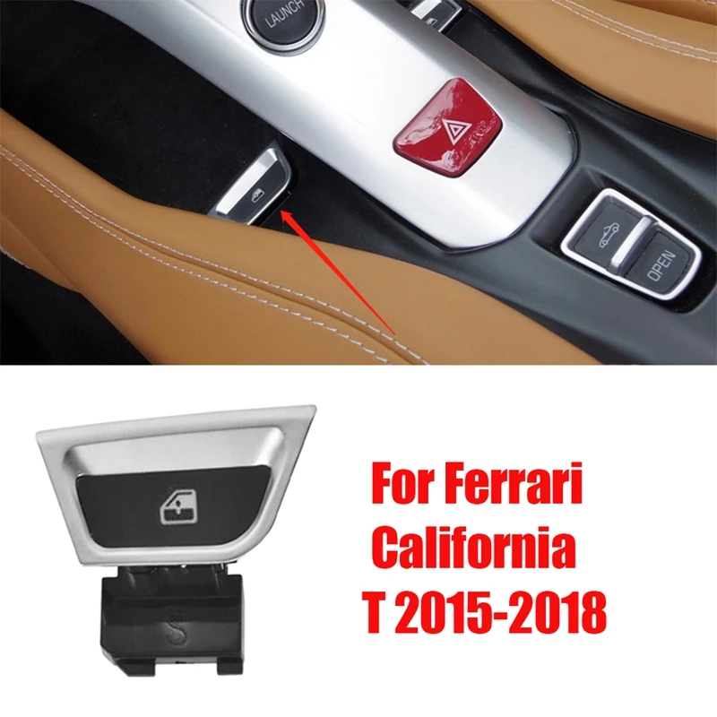 

1 пара 309096 309097 кнопка выключателя стеклоподъемника с подставкой для Ferrari California T 2015-2018 переключатель стеклоподъемника