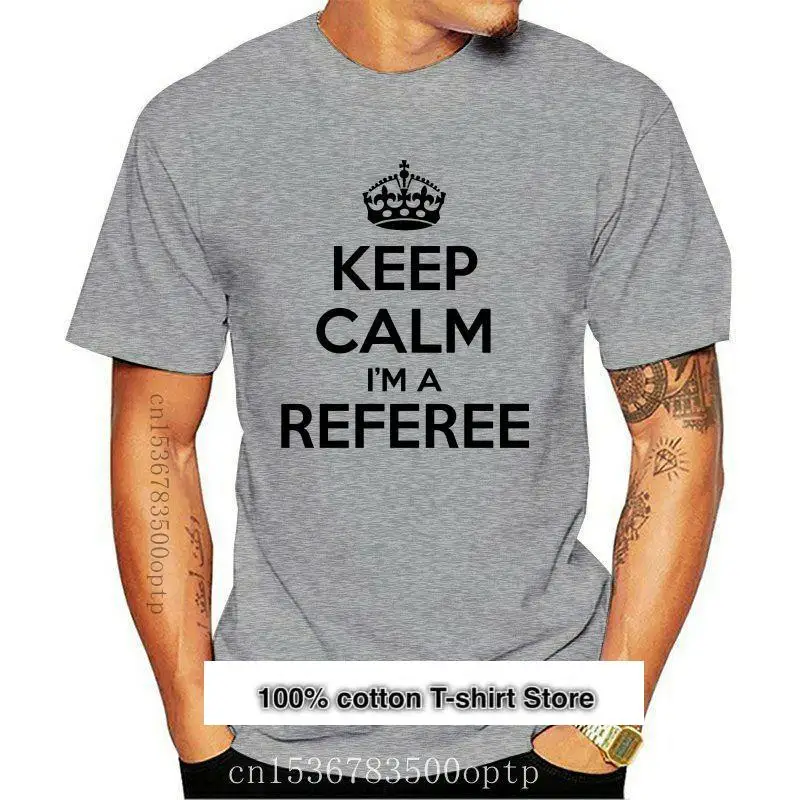 

Camiseta divertida con diseño de mantener la calma, juego de fútbol, regalo