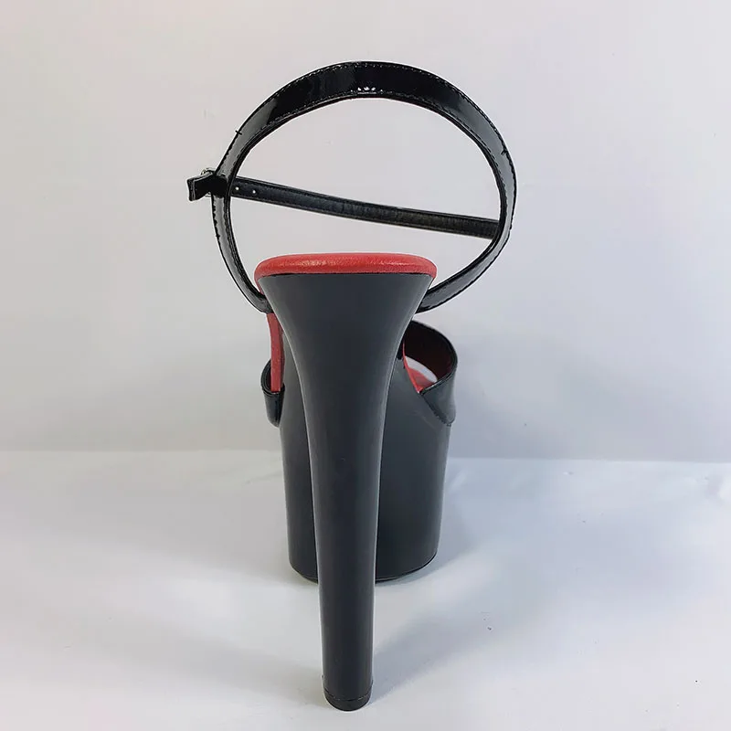 LAIJIANJINXIA Новинка 17 см/7 дюймов PU верхняя мода сексуальные экзотические высокие