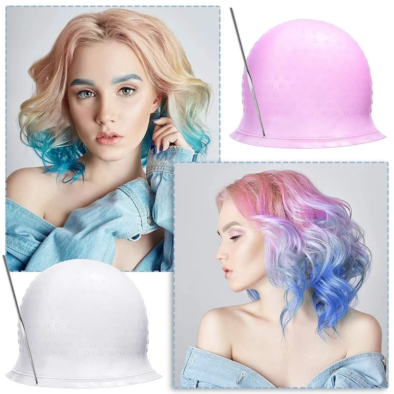

Pick Dyeing Cap Barber Shop Special Pick Dyeing Cap Advanced Quality Silicone Material Hair Dye Tool