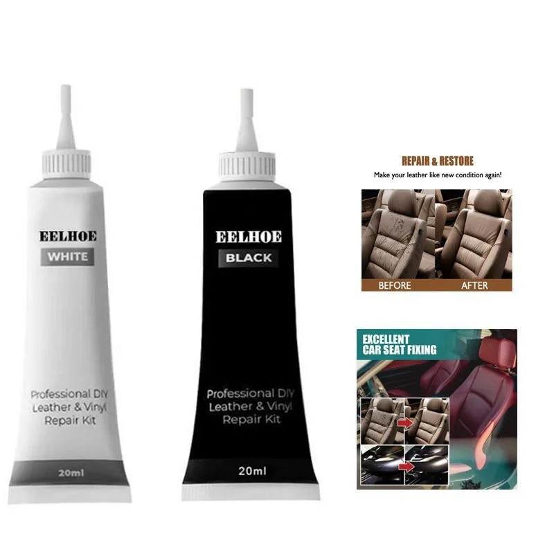 

20ml Leather Repair Paste Car Seat Sofa Scratch Crack Leather Coat Leather Shoe Leather Bag Repair Liquid Cleaning Accessories