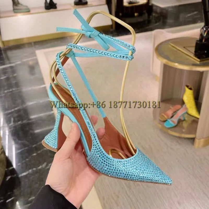 

Женские ботинки на высоком каблуке, с ремешком на пятке, 8,5 см