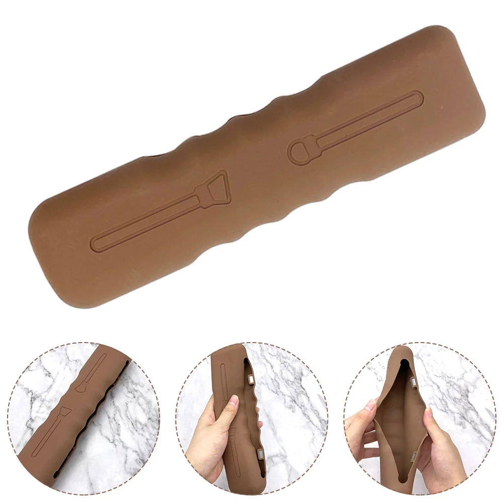 

Makeup Brush Organizer Silicone Portable Holder Travel Brushes Pouch Case Holders Tool Purse Storage Make Box Toiletry Up