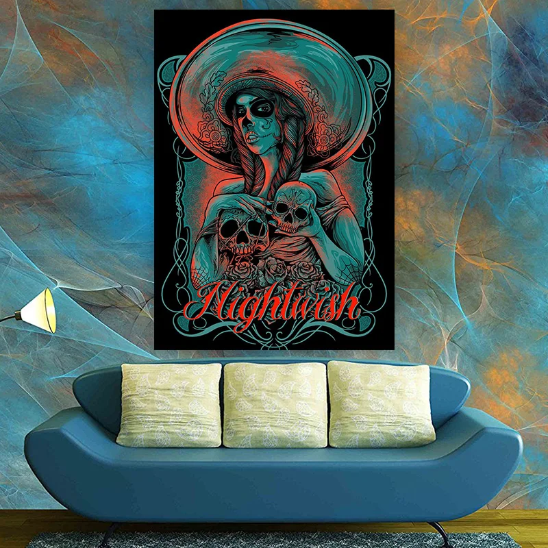 Фон для фотосъемки со злым скелетом с изображением персонажа страха