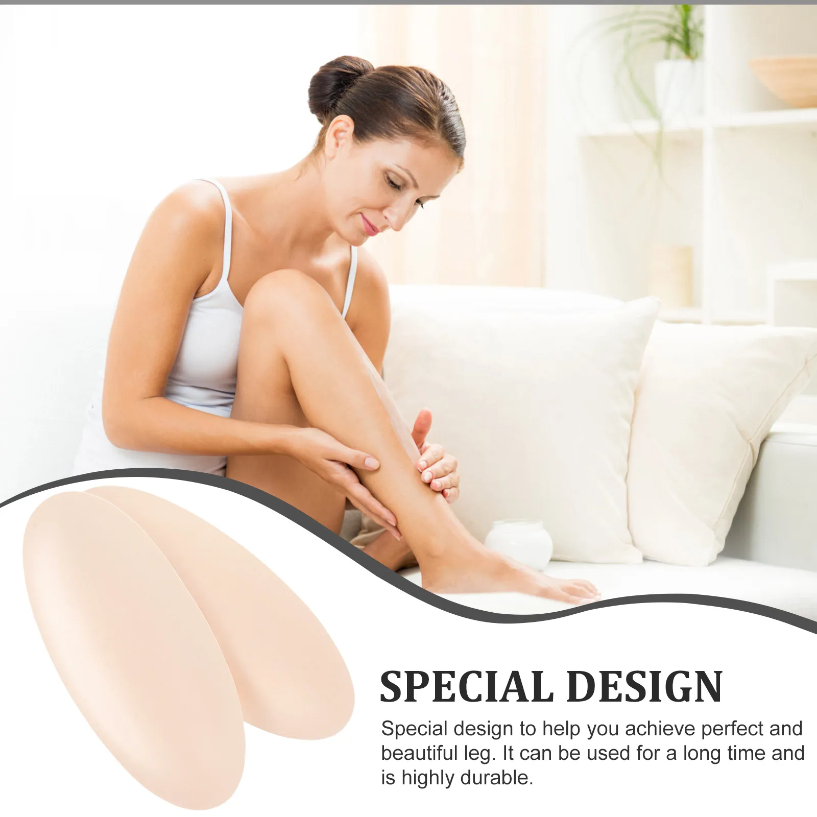 1 пара подушечек для икр мягкая поддержка защитный корректор ног женщин кривая