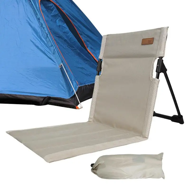 

Folding Camping Chairs Stadium Seat Cushion 600D Oxford Cloth Compact Chairs Bleacher Seats With Back Support And Cushion
