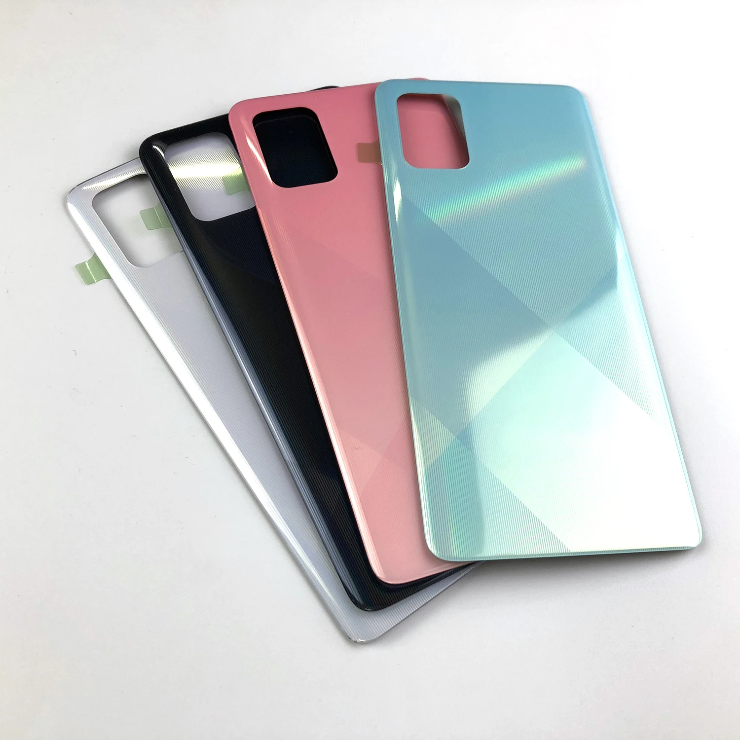 

Original For SAMSUNG Galaxy A71 2020 A715 A715F/A51 A515 A515F A515FN Housing Battery Back Cover Rear Cover With Adhesive+Logo