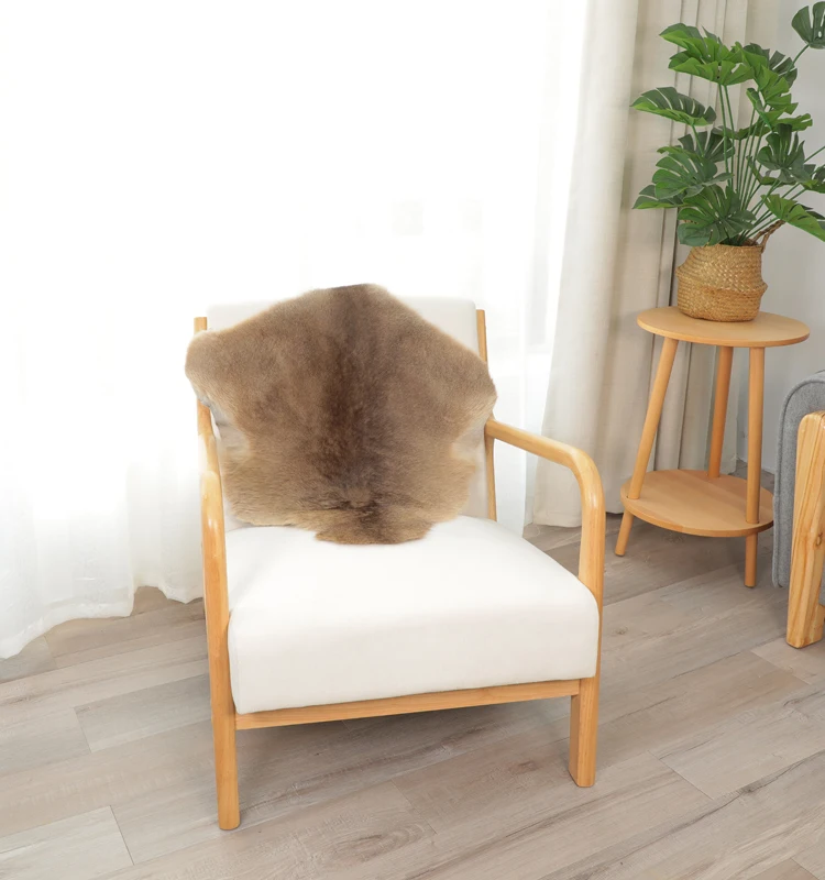 Коврики из кожи кенгуру с животными прикроватный мех кожаная подушка для газона