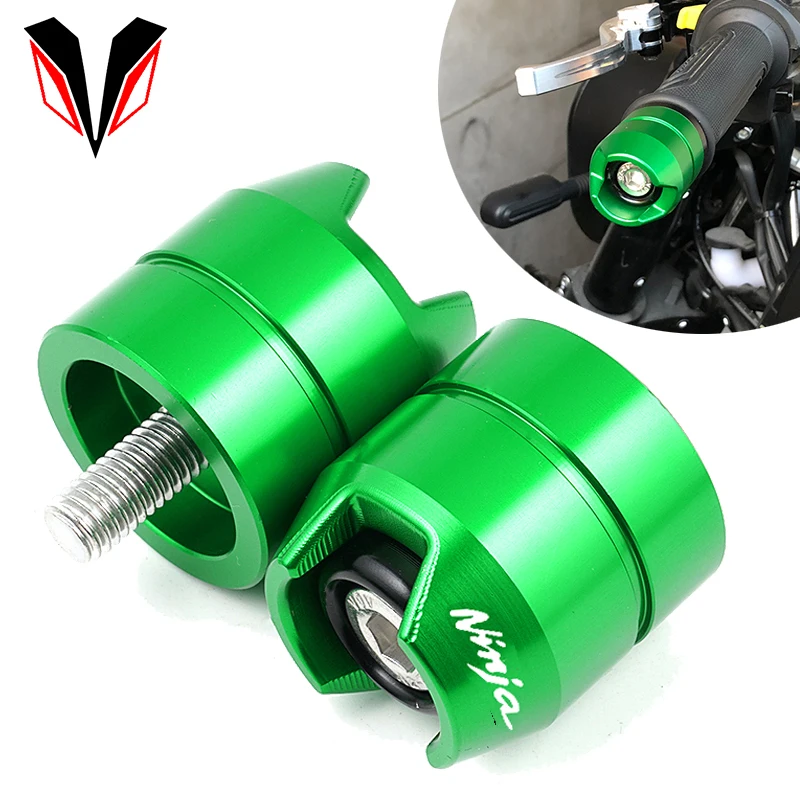 For KAWASAKI NINJA1000 SX ninja 400 300 250 ZX6R ZX10R ZX14R ZX12R ZX9R 500R 600R 750R Motorcycle Handlebar Handle Bar Ends Plug